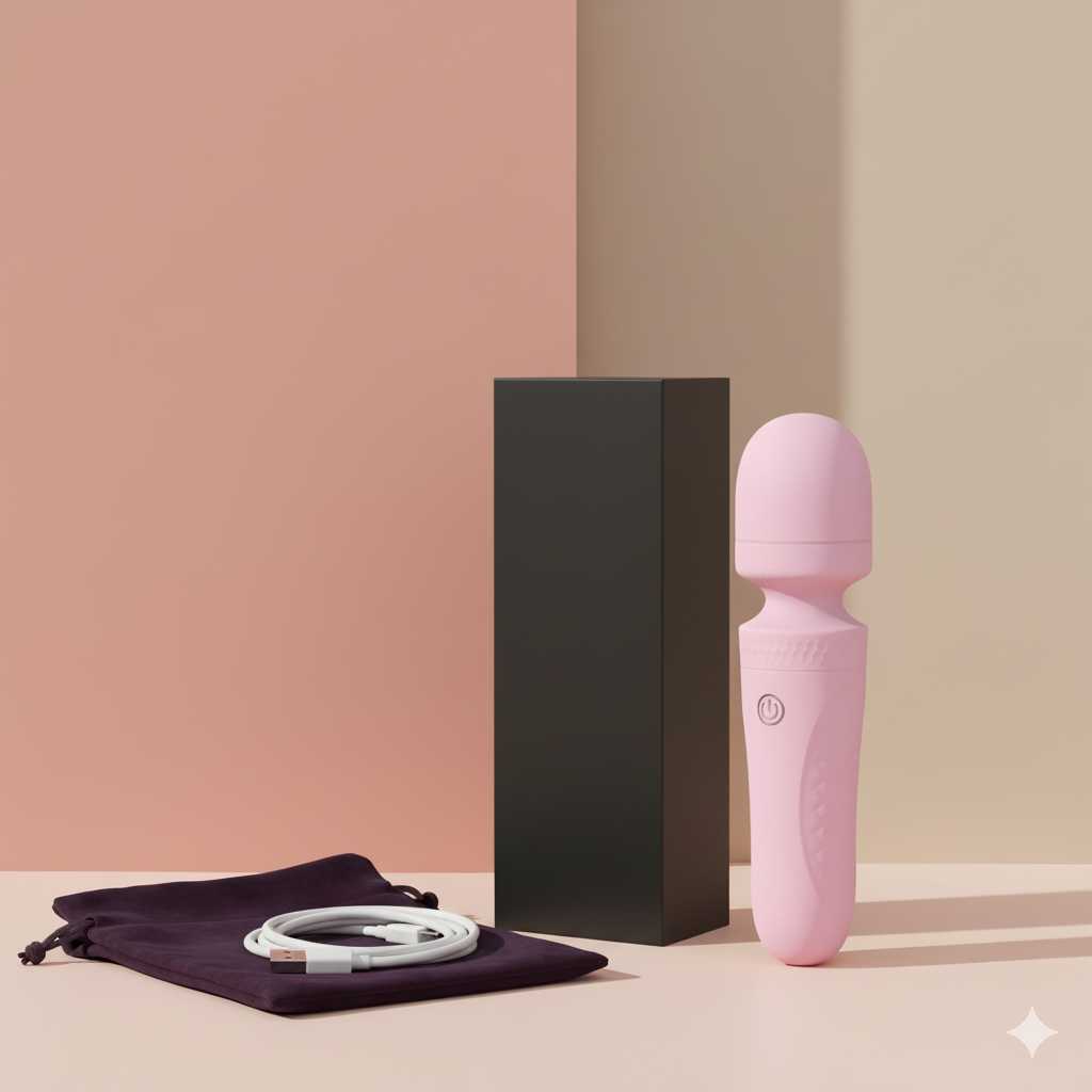 silicone mini massager with discreet packaging