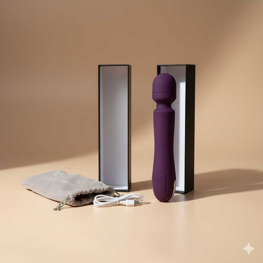 wand massager ergonomic design detail