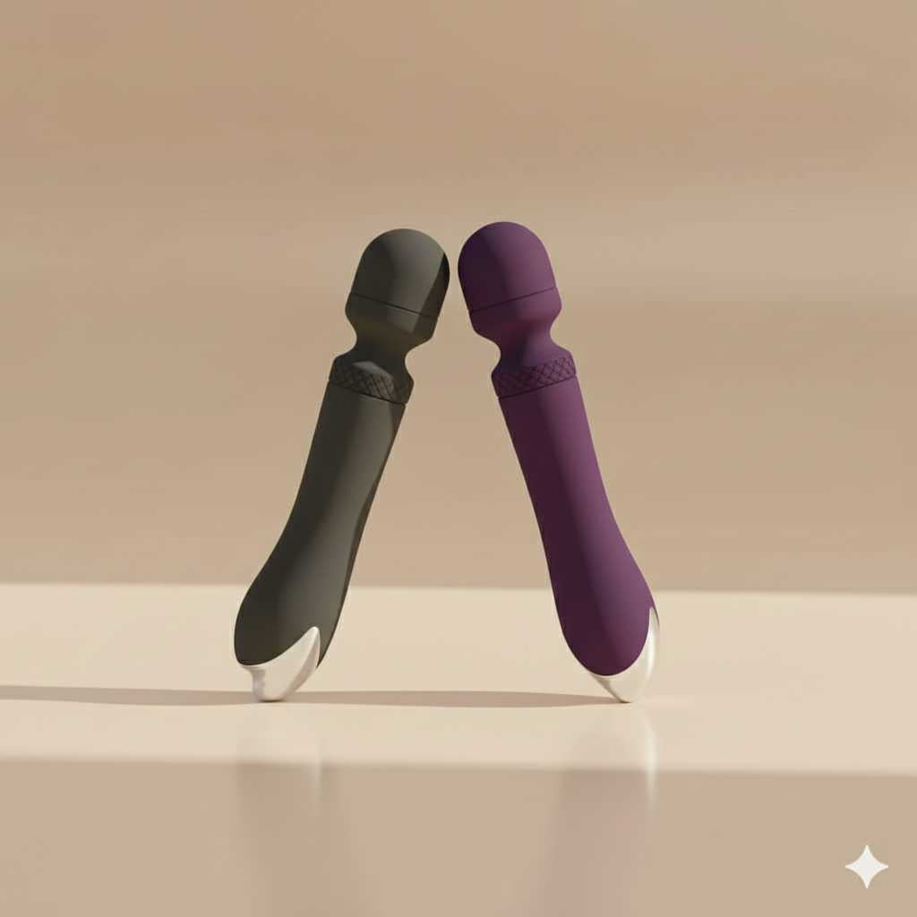 two different colors for velvoria wand massager